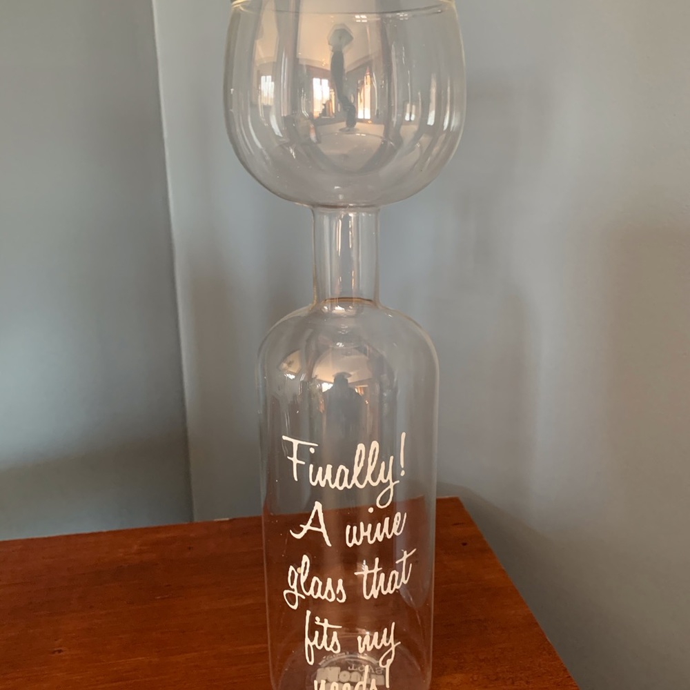 Fun wine glass